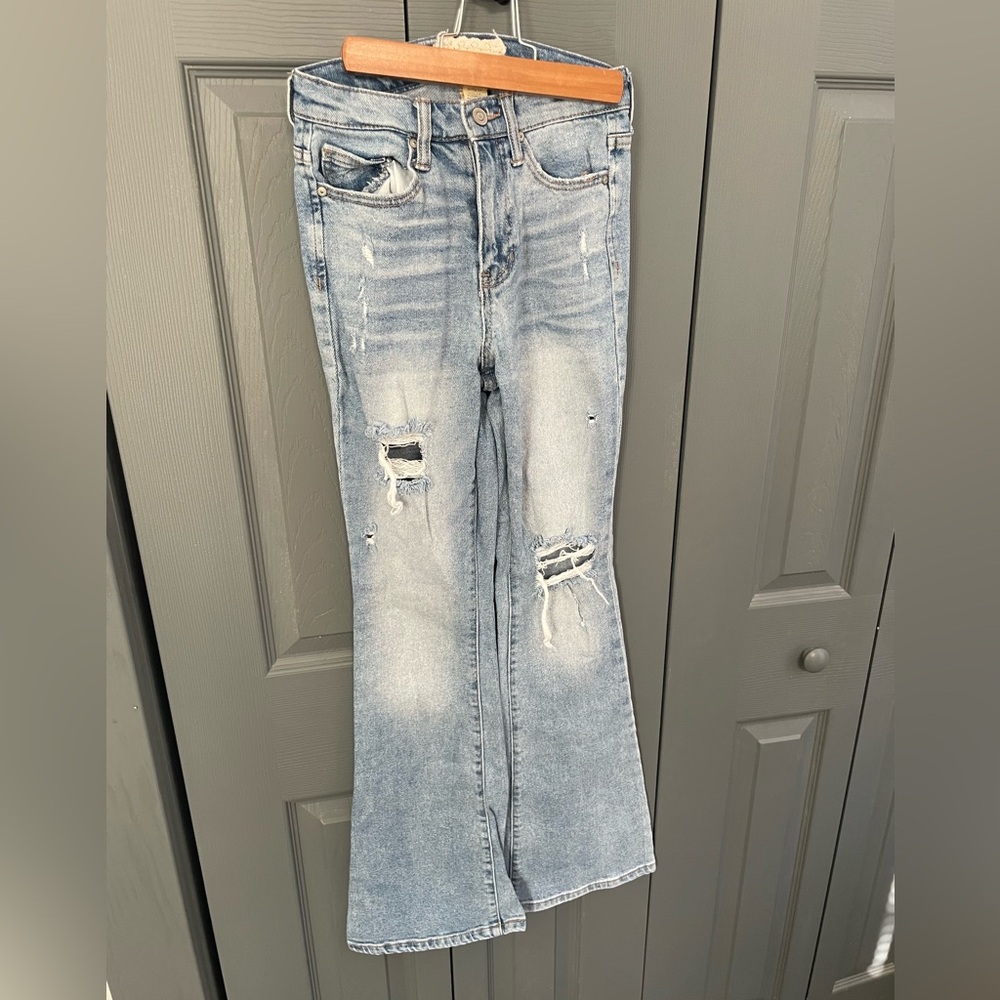 Distressed Blue Women's Jeans